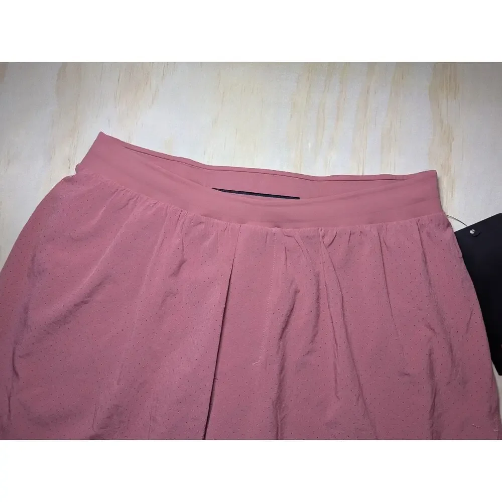 Lululemon Men's Small Fast Free Short 6” Lined Mesh Fabric OOM Brier Rose NEW